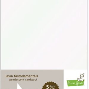 LAWN FAWN 8.5x11 PEARLESCENT CARDSTOCK