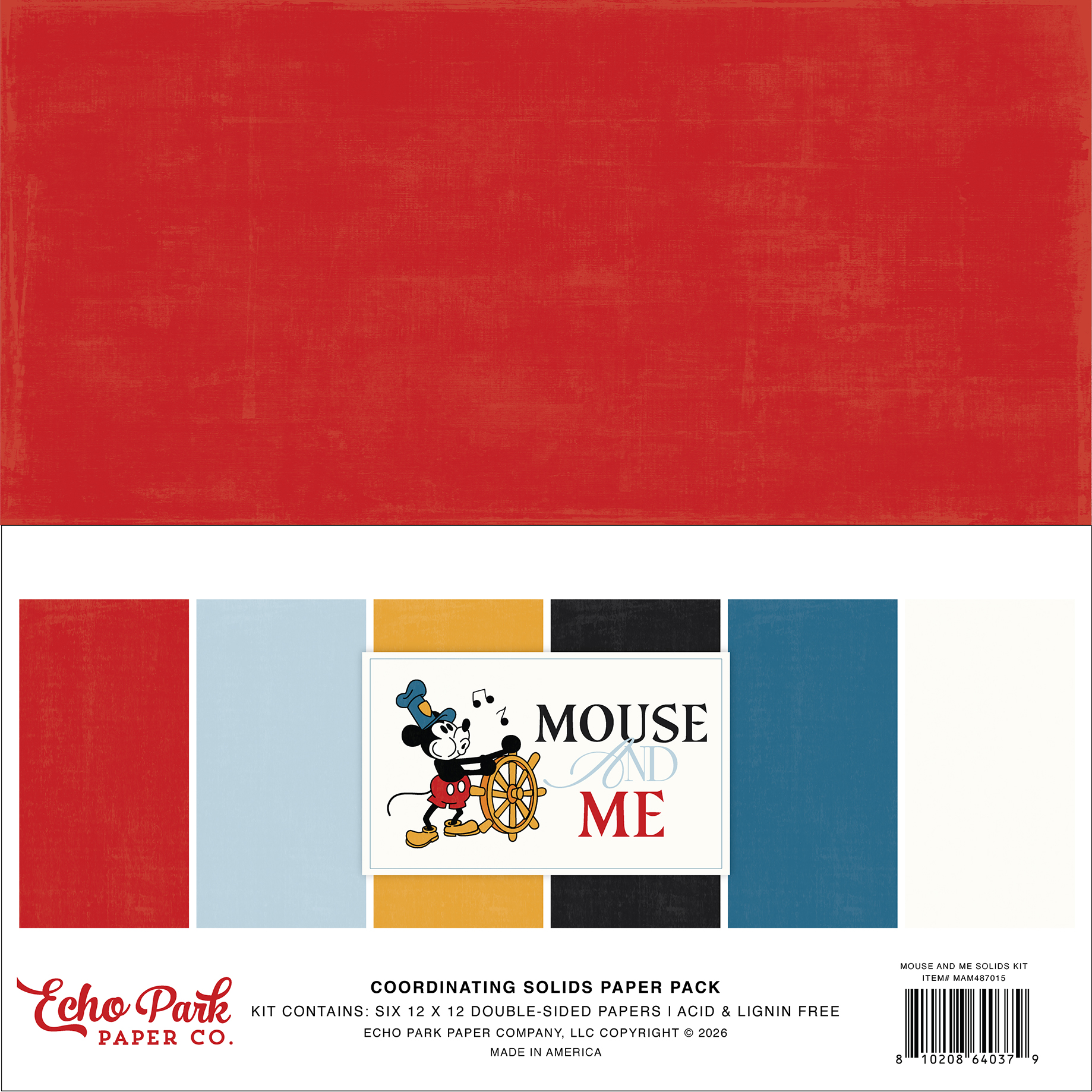 Echo Park Mouse & Me Solids Kit