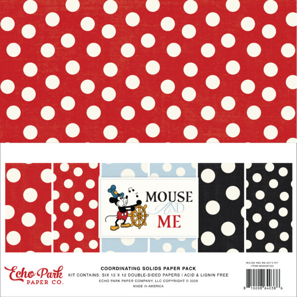 Echo Park Mouse & Me Dots Kit
