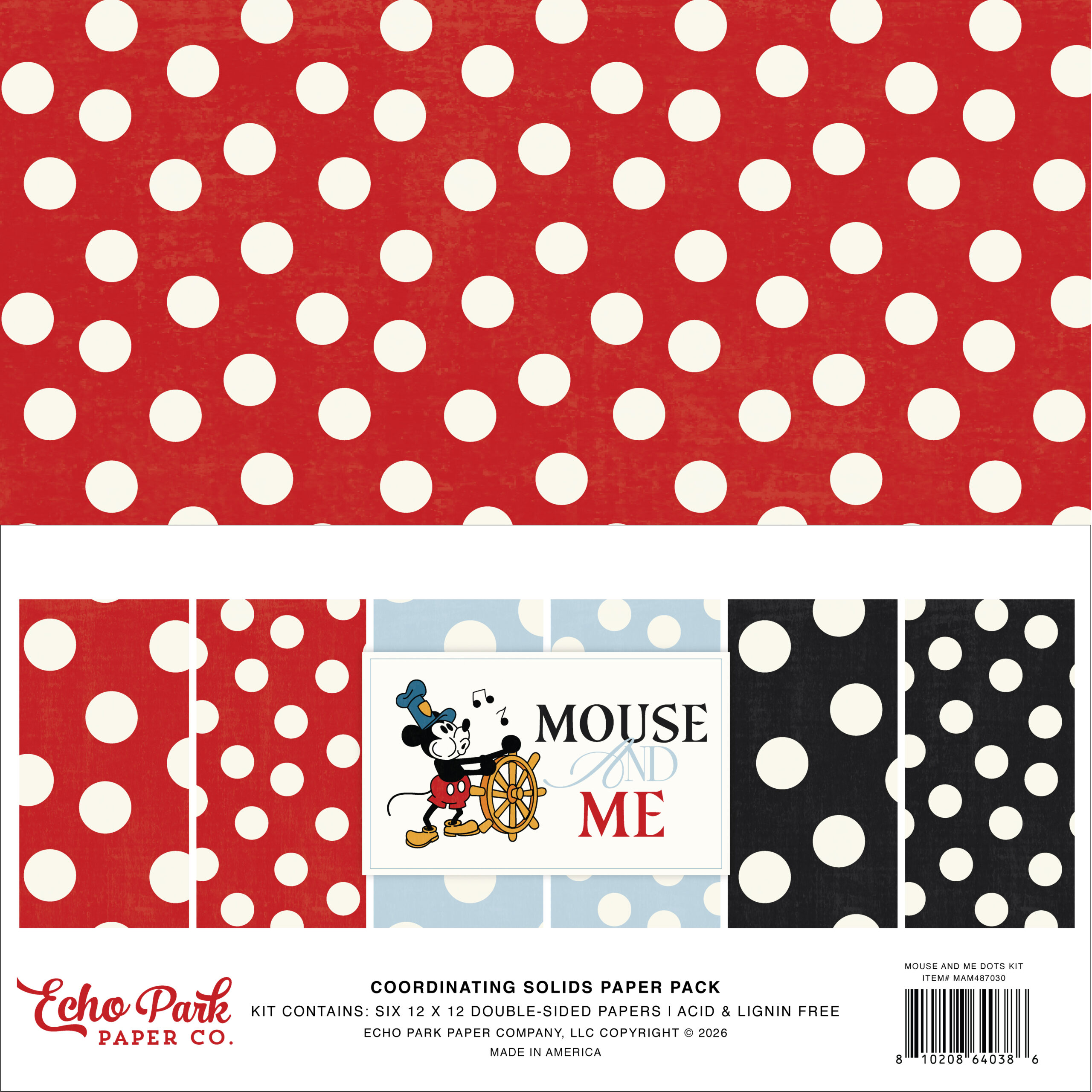 Echo Park Mouse & Me Dots Kit