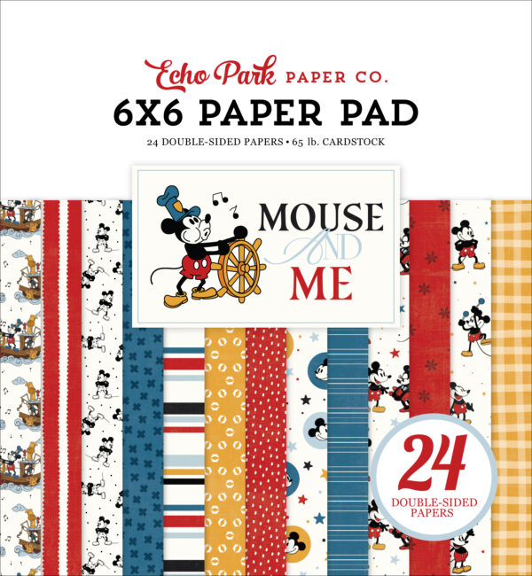 Echo Park Mouse & Me 6X6 Paper Pad Echo Park Mouse & Me 6X6 Paper Pad