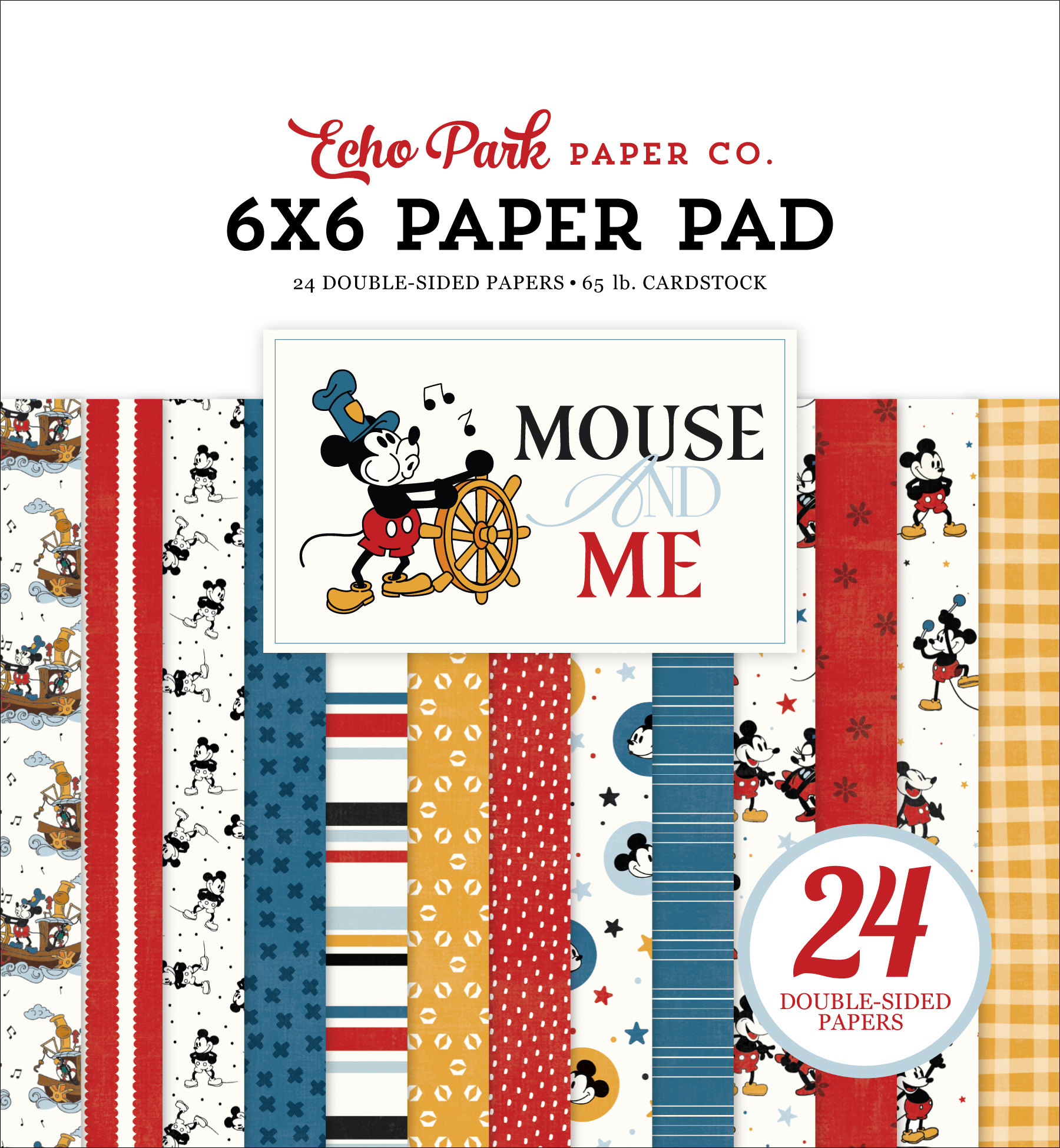 Echo Park Mouse & Me 6X6 Paper Pad