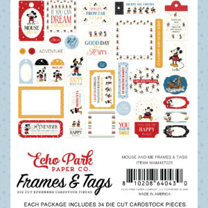Echo Park Mouse & Me Frames & Tags