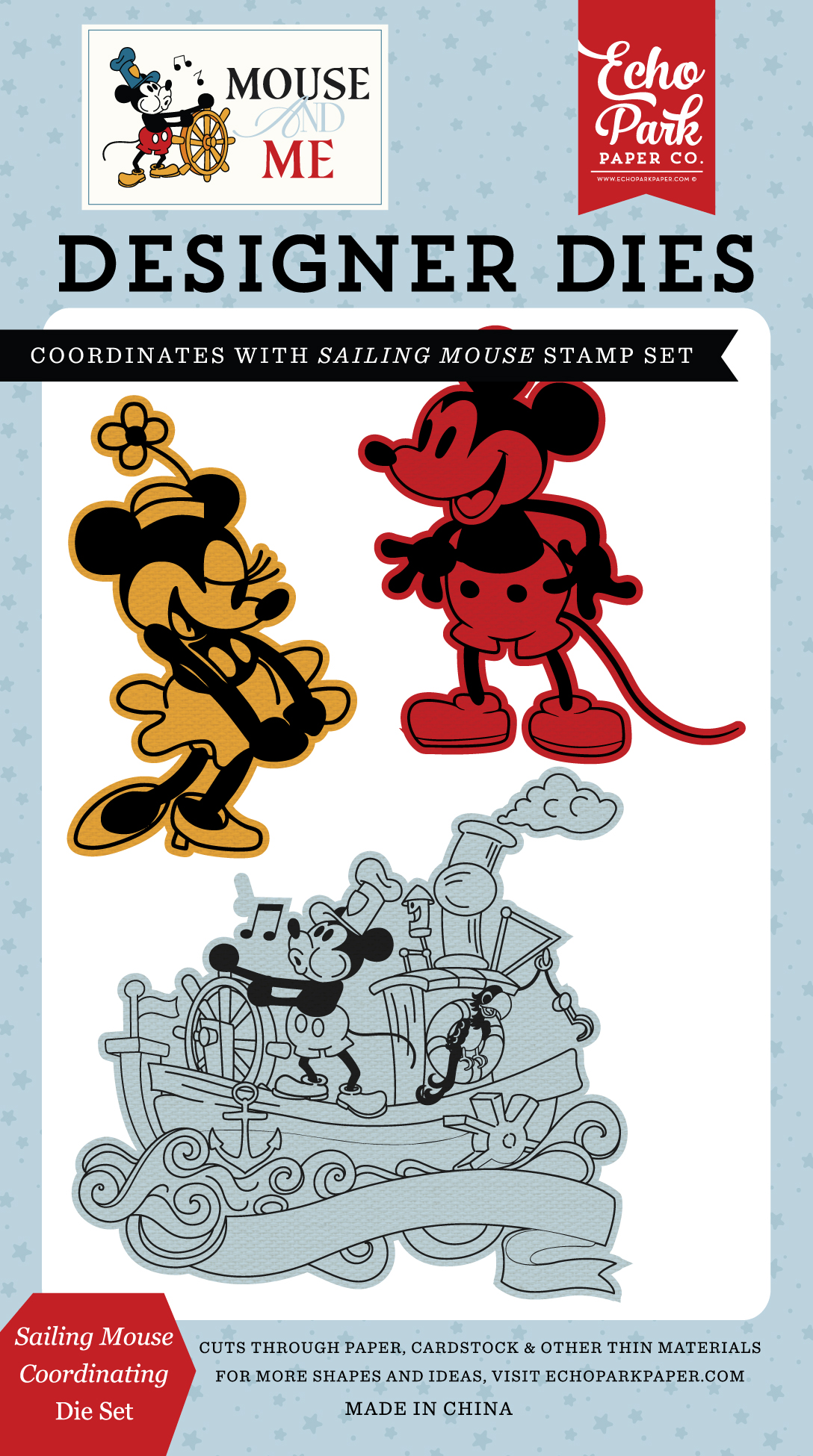Echo Park Mouse & Me Die Sailing Mouse