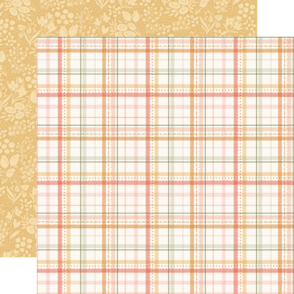 Carta Bella Silly Goose 12X12 Scallop Plaid Carta Bella Silly Goose 12X12 Scallop Plaid