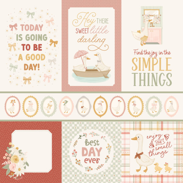 Carta Bella Silly Goose 12X12 Multi Journaling Cards
