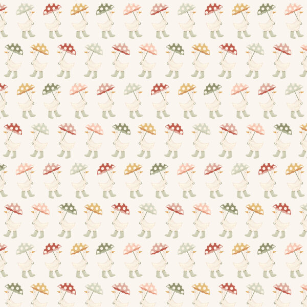 Carta Bella Silly Goose 12X12 Rainy Day Geese