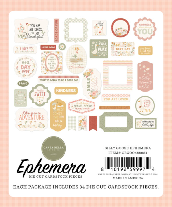 Carta Bella Silly Goose Ephemera