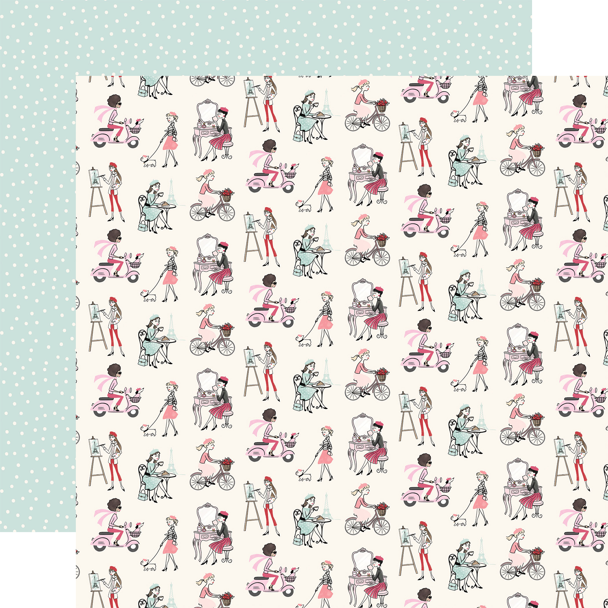 Carta Bella French Girl 12X12 French Girls