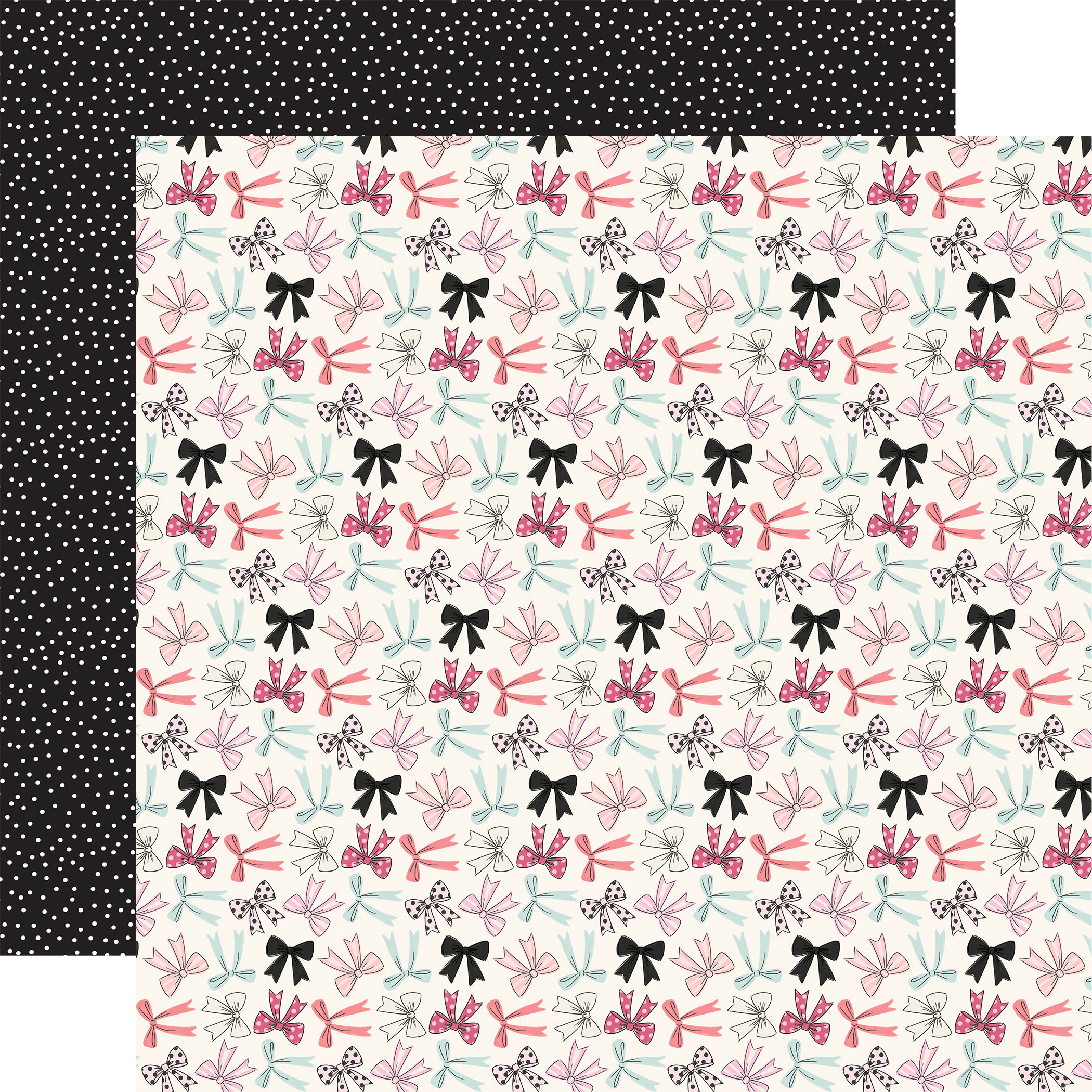 Carta Bella French Girl 12X12 Bonjour Bows
