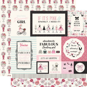 Carta Bella French Girl 12X12 Multi Journaling Cards