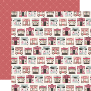 Carta Bella French Girl 12X12 Boutiques in Paris