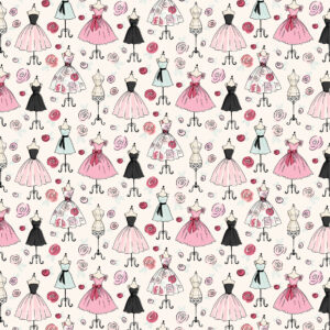 Carta Bella French Girl 12X12 Fashionista Dresses