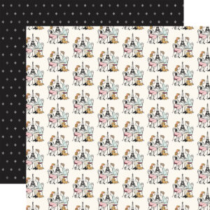 Carta Bella French Girl 12X12 in Love in Paris