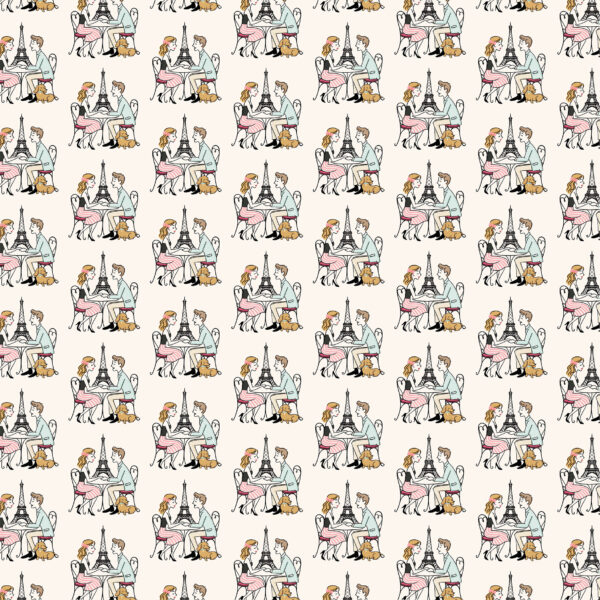 Carta Bella French Girl 12X12 in Love in Paris