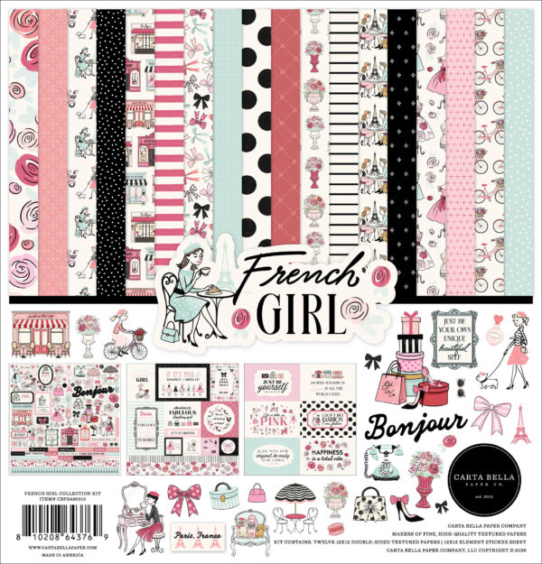 Carta Bella French Girl Collection Kit