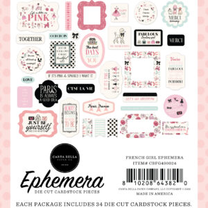 Carta Bella French Girl Ephemera