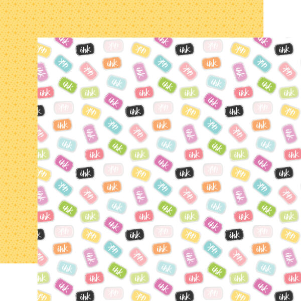 Echo Park Craft Room 12X12 Colorful Ink