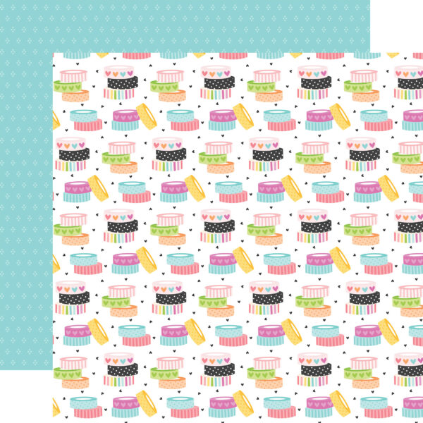 Echo Park Craft Room 12X12 Washi Tape Stacks Echo Park Craft Room 12X12 Washi Tape Stacks