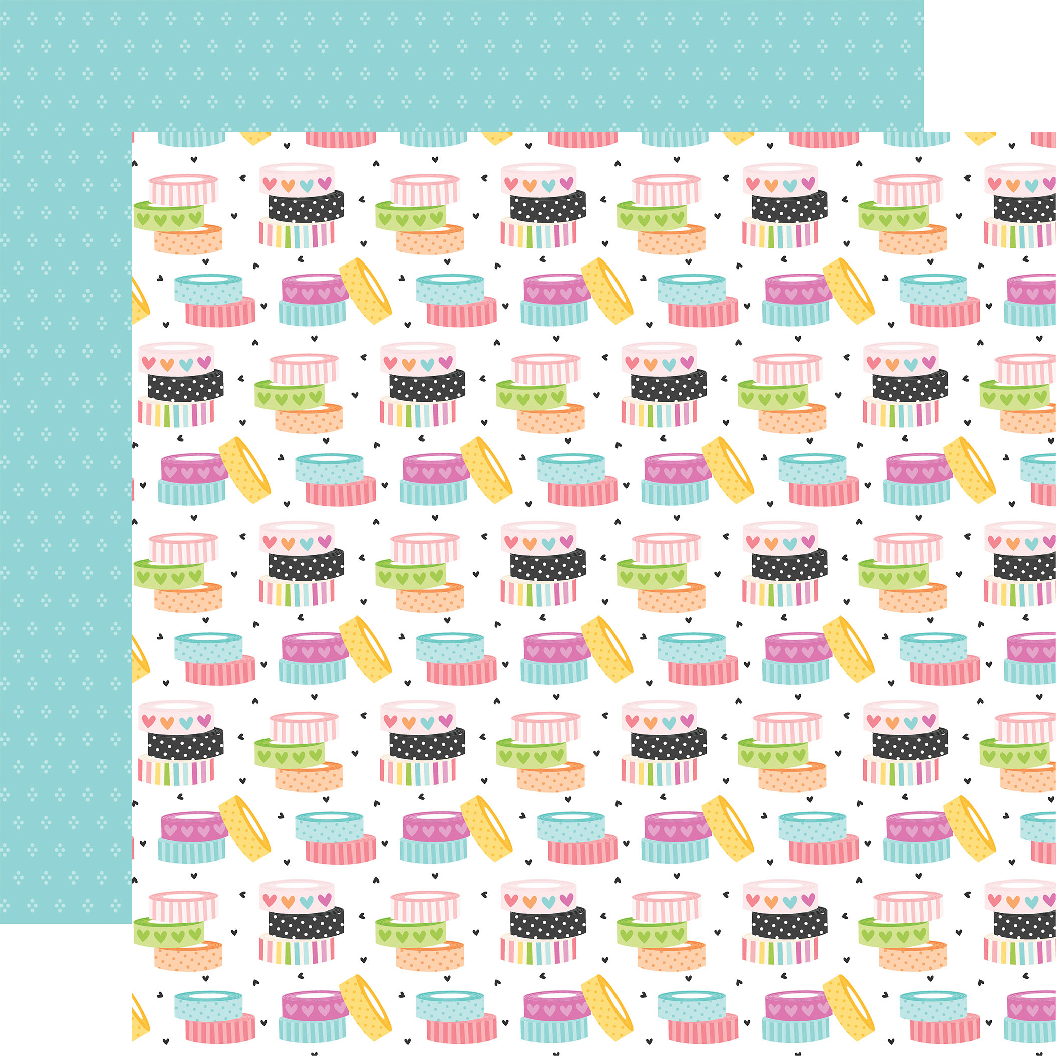 Echo Park Craft Room 12X12 Washi Tape Stacks