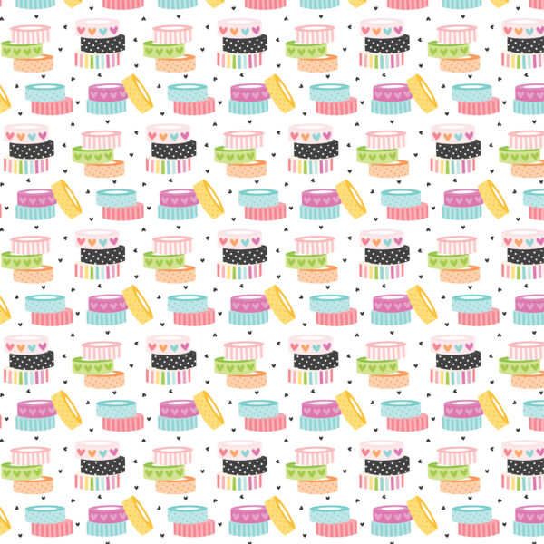 Echo Park Craft Room 12X12 Washi Tape Stacks