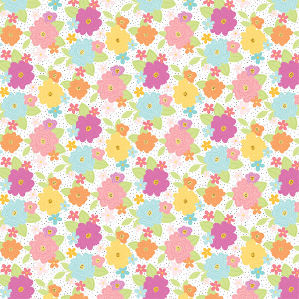 Echo Park Craft Room 12X12 Craft Room Floral