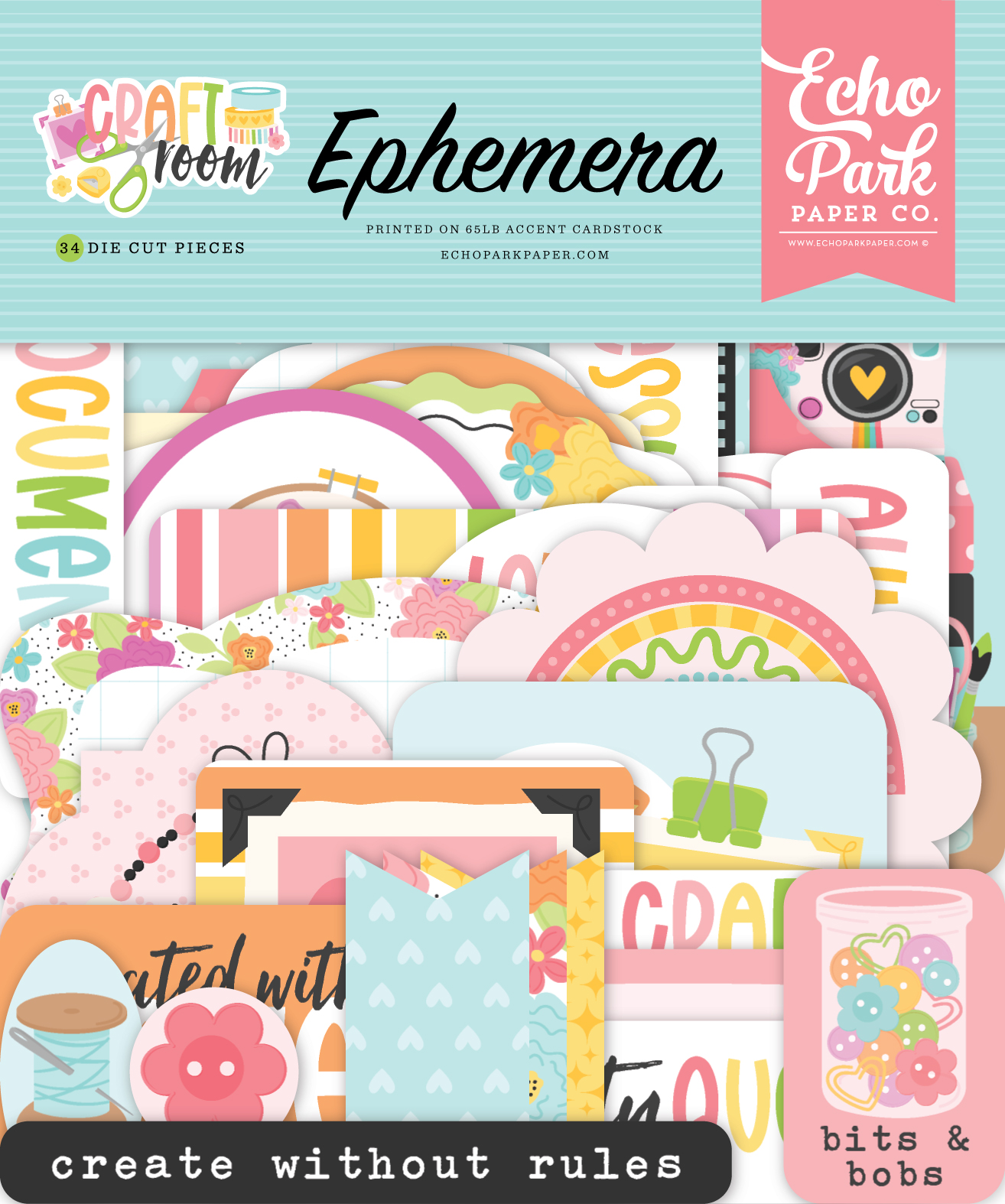 Echo Park Craft Room Ephemera