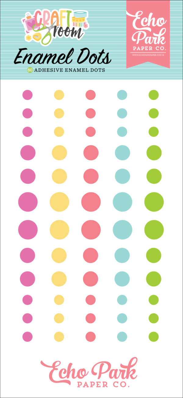 Echo Park Craft Room Enamel Dots