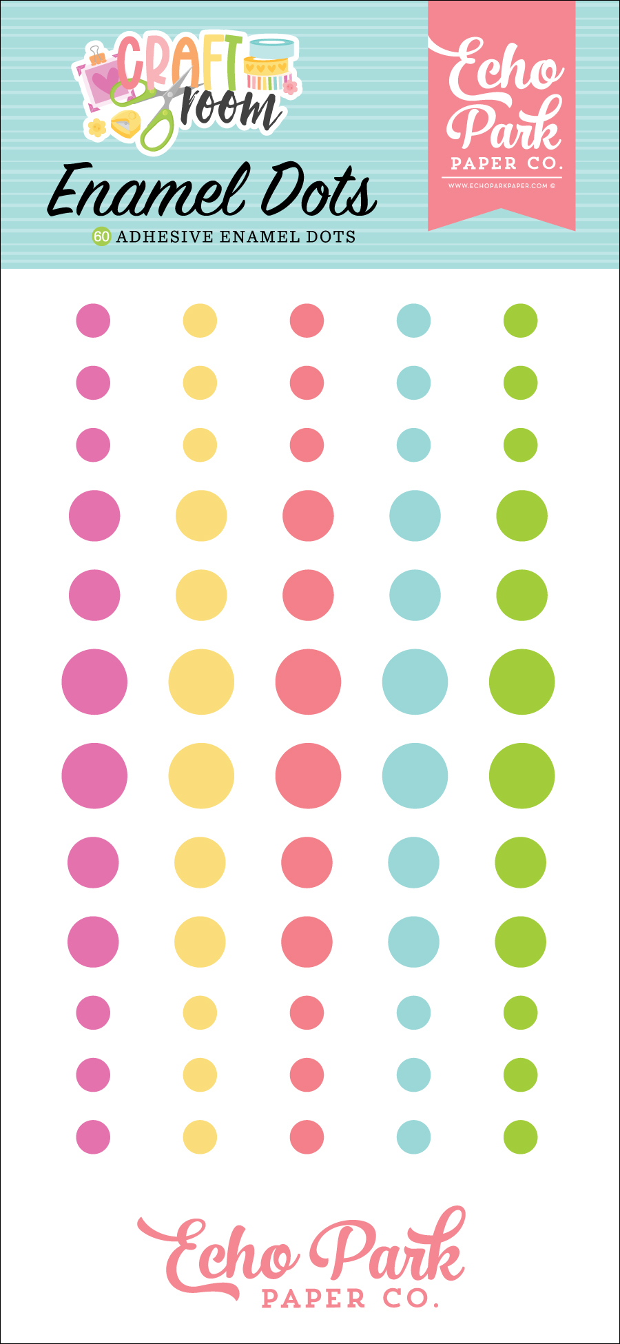 Echo Park Craft Room Enamel Dots