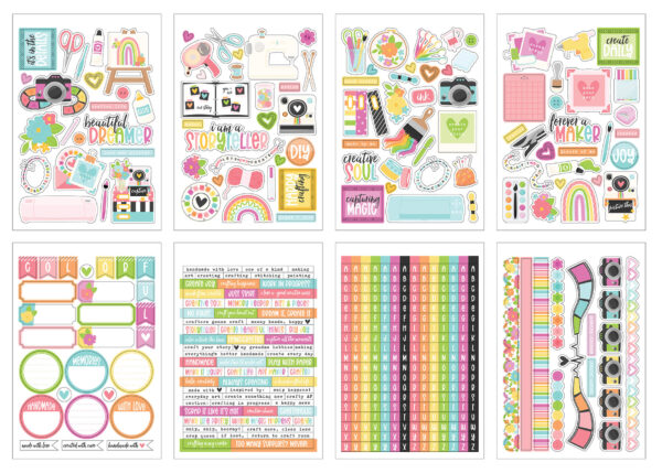 Echo Park Craft Room Sticker Book