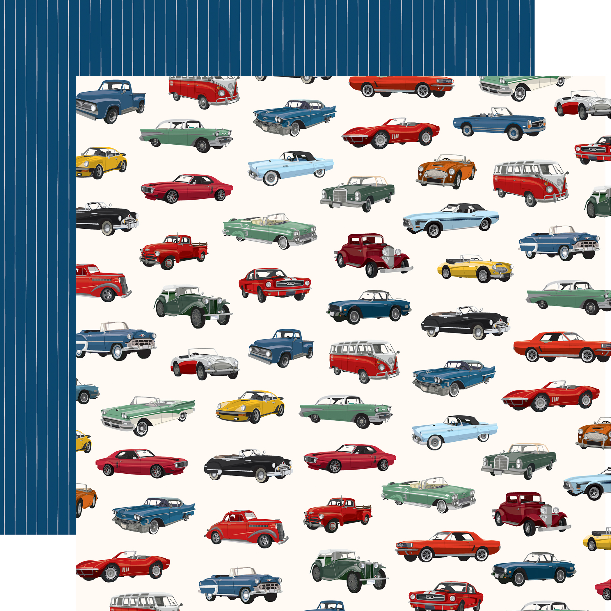 Carta Bella Cars 12X12 Classic Car Show