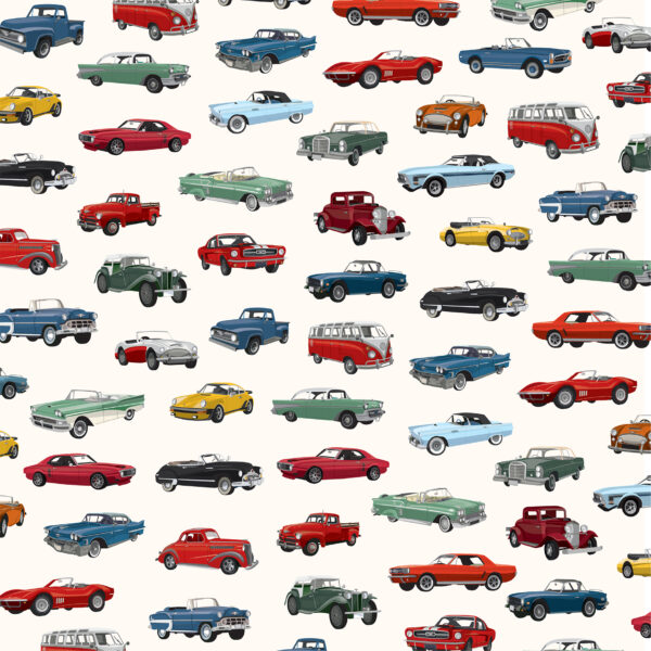 Carta Bella Cars 12X12 Classic Car Show