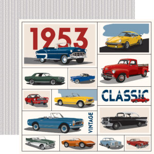 Carta Bella Cars 12X12 Assorted Cars Cards