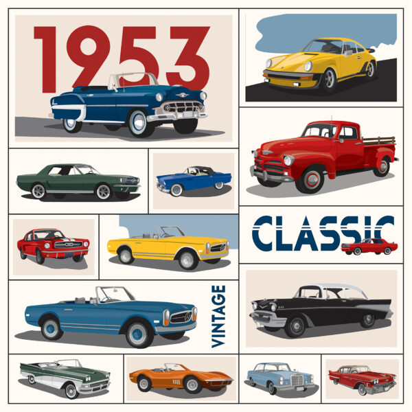 Carta Bella Cars 12X12 Assorted Cars Cards