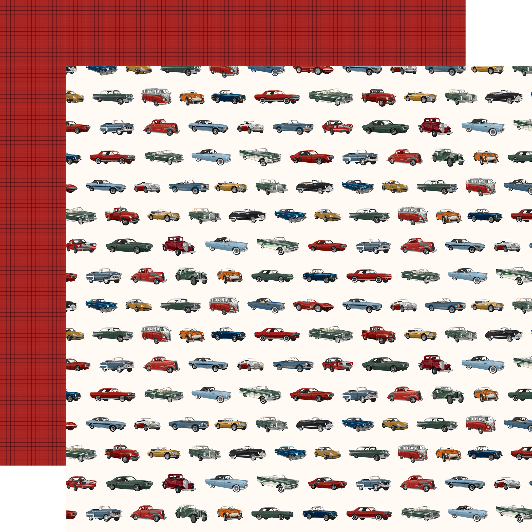Carta Bella Cars 12X12 Roadway Rides