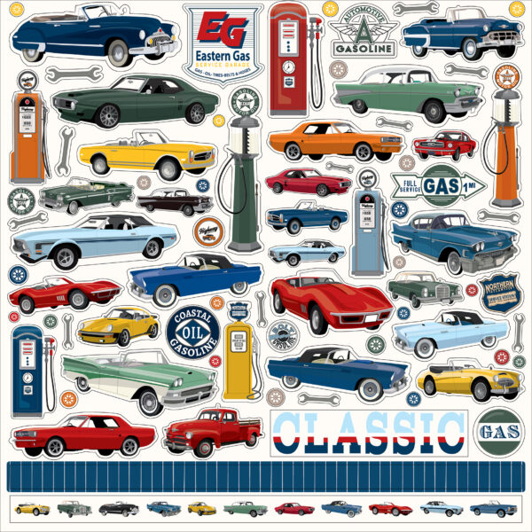 Carta Bella Cars Element Sticker