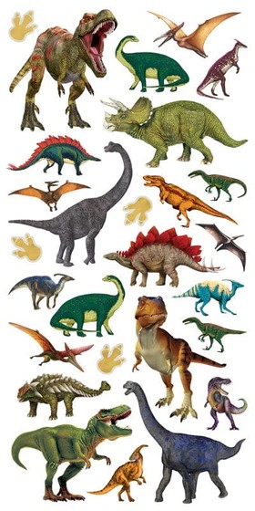 PAPER HOUSE STICKER DINOSAURS