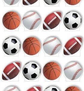 PAPER HOUSE 3D STICKER SPORTS BALLS