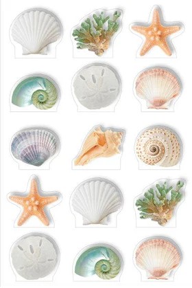 PAPER HOUSE 3D STICKER SHELLS