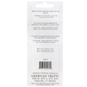 AC STICKY THUMB FOAM DOTS WHITE