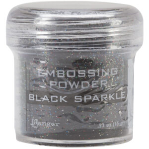 RANGER TH DISTRESS POWDER BLACK SPARKLE