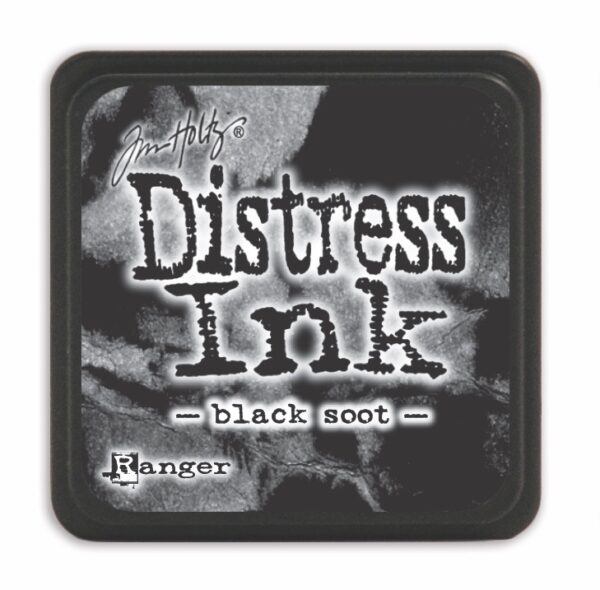 Ranger Tim Holtz Distress Ink Pad Mini Black Soot Ranger Tim Holtz Distress Ink Pad Mini Black Soot