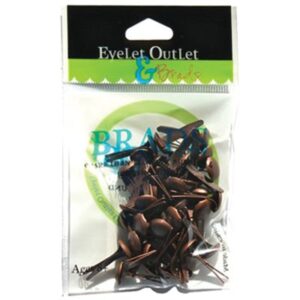EYELET OUTLET 8 MM BRAD COPPER
