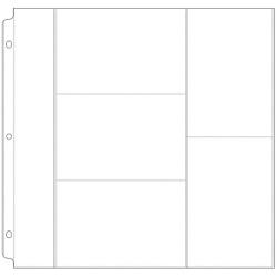 WE R MEMORY KEEPERS PHOTO SLEEVES 12X12 3-6X4 2-4X6 1-1