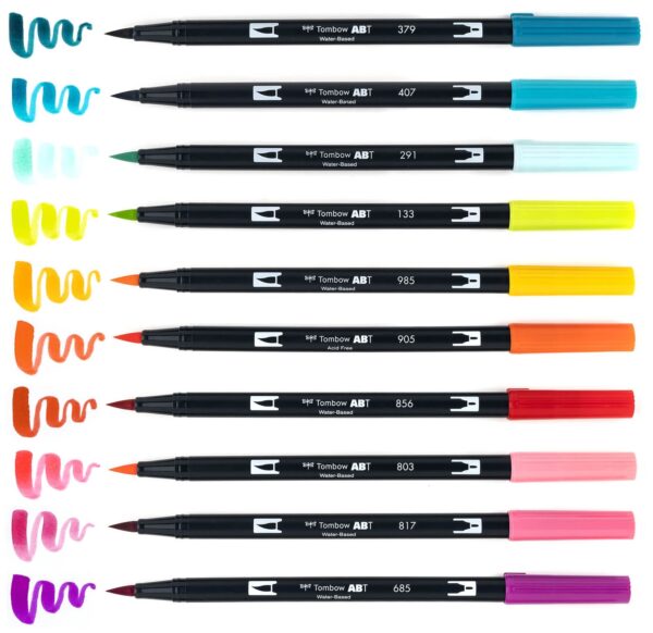 TOMBOW DUAL BRUSH SET TROPICAL