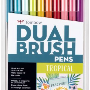 TOMBOW DUAL BRUSH SET TROPICAL
