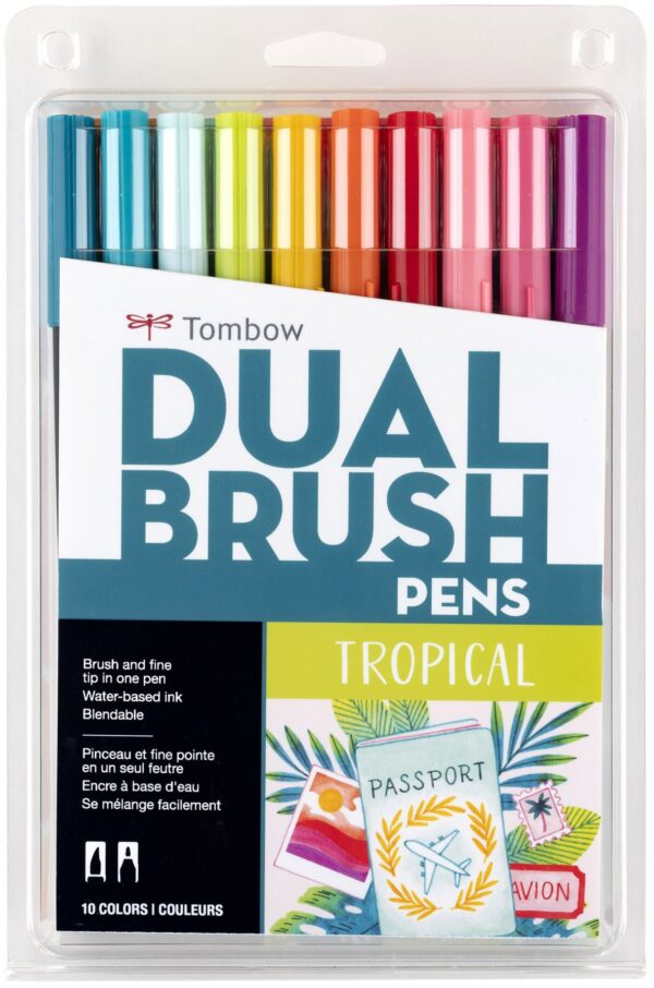 TOMBOW DUAL BRUSH SET TROPICAL