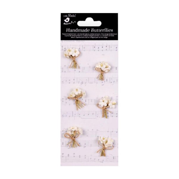 Little Birdie Flowers Ivory Pearl
