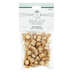 Spellbinders Golden Wax Beads From the Sealed By Spellbinders Collection