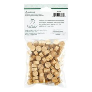 Spellbinders Golden Wax Beads From the Sealed By Spellbinders Collection